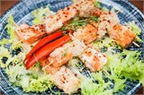 Микс судака и семги в специях на деревянной шпажке, 70 гр. 2105