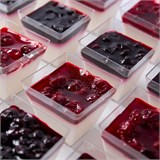 Панакота классическая с желе из вишни, Панакота классическая с желе из черной смородины