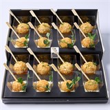 Чикенболл с абрикосовым соусом, Куриные шарики с грибной начинкой и соусом "Тар-тар"