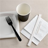 Набор одноразовой крафт посуды по количеству гостей